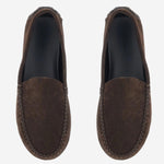 MOCASSINI IN PELLE SCAMOSCIATA F1824L805 LQB THE ROW 