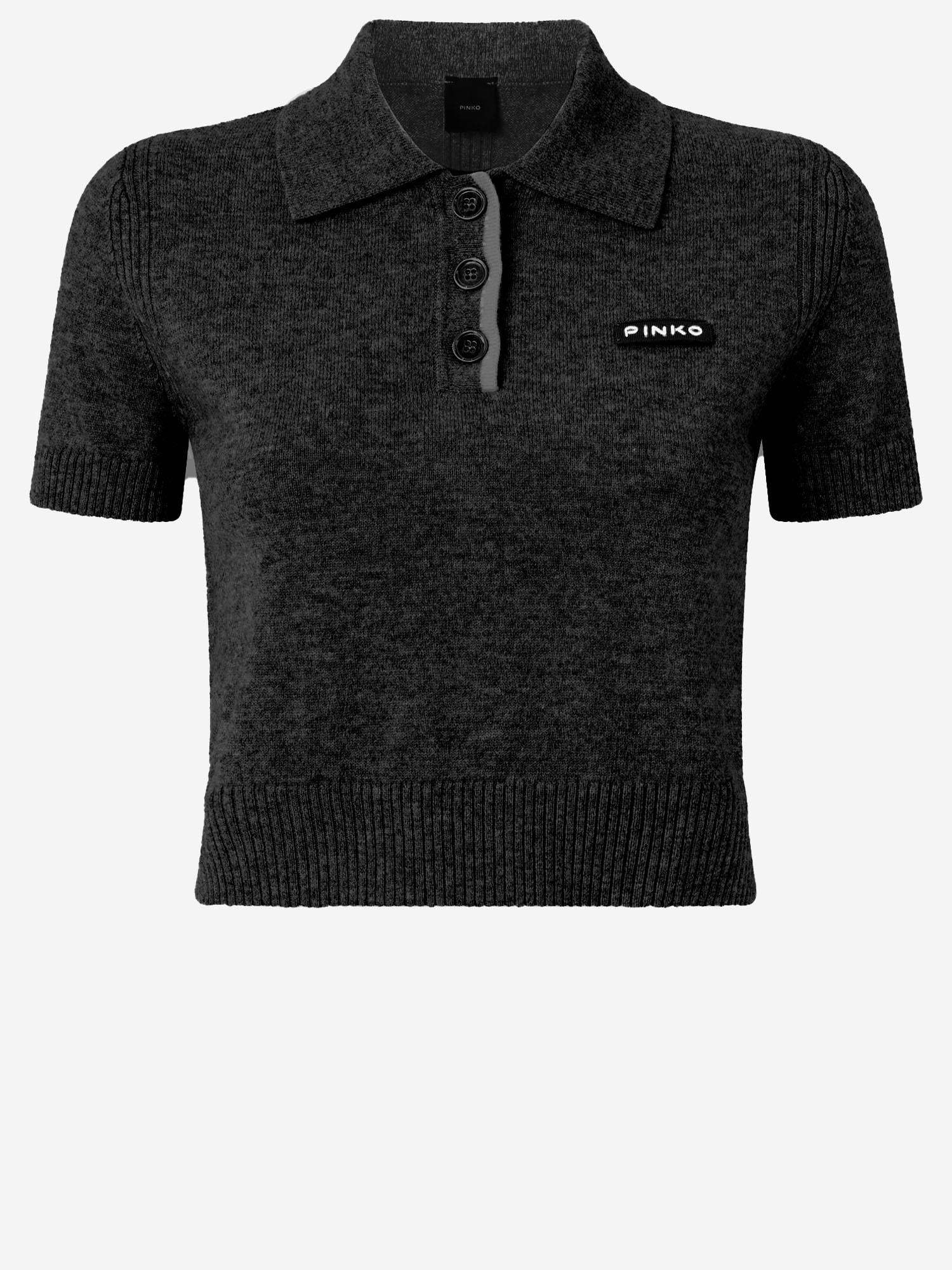 POLO IN LANA E CASHMERE 105450 A2Q9Z99 PINKO 