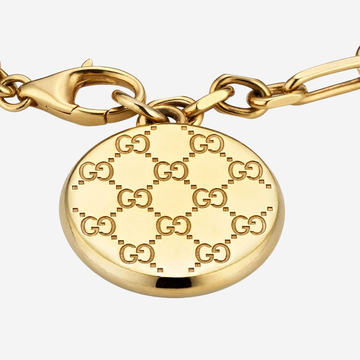 Bracciale a catena con ciondolo motivo GG 864867 I46000912 GUCCI 