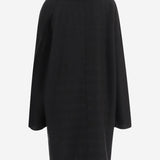 CAPPOTTO IN MISTO CASHMERE E SETA 10692Y992 BLK THE ROW 