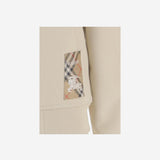 FELPA IN COTONE CON PATCH LOGO 8118582 NUTMEG BURBERRY 