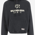 FELPA IN COTONE CON CAPPUCCIO SG2420102 JETBLACK SUMMER GAMES 