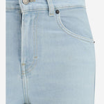 JEANS FLARED IN MISTO COTONE STRETCH HEW03305DS091 L0916 HAIKURE 