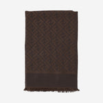 SCIARPA FF IN SETA E LANA FXT069 AJW7F1U6N FENDI 