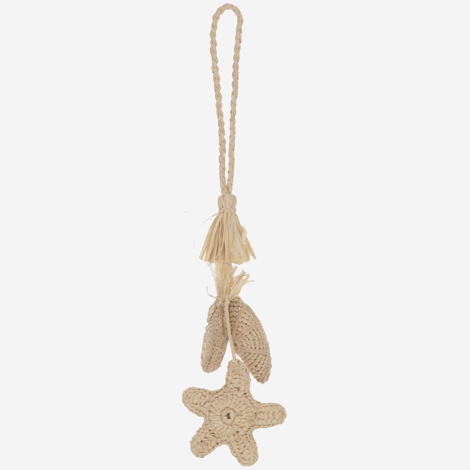 CHARM IN RAFIA BAG CHARM NATUREL IBELIV 