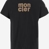 T-SHIRT IN COTONE CON LOGO TEDDY 8C00028 89AUO999 MONCLER 