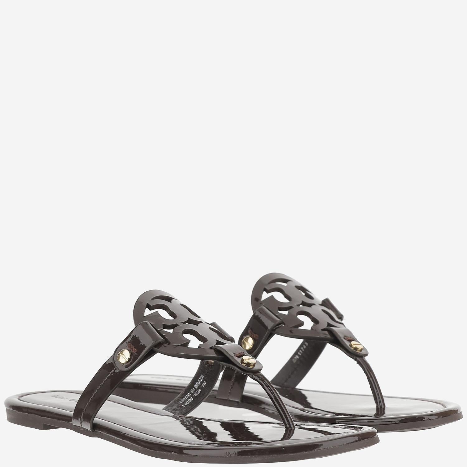 SANDALI SLIP-ON IN PELLE 11743 212 TORY BURCH 