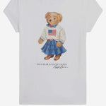 T-SHIRT POLO BEAR IN COTONE 313A98403 001 POLO RALPH LAUREN KIDS 