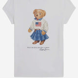 T-SHIRT POLO BEAR IN COTONE 313A98403 001 POLO RALPH LAUREN KIDS 