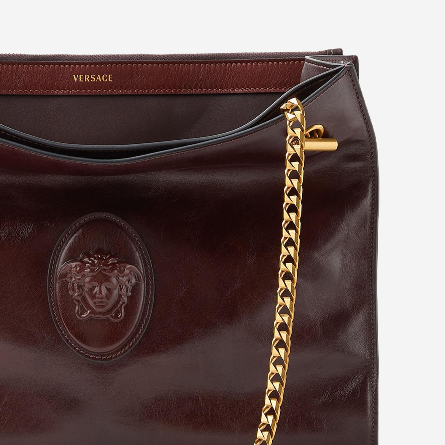 CABINE BORSA A SPALLA IN PELLE 1023247 1A174281NM1J VERSACE 