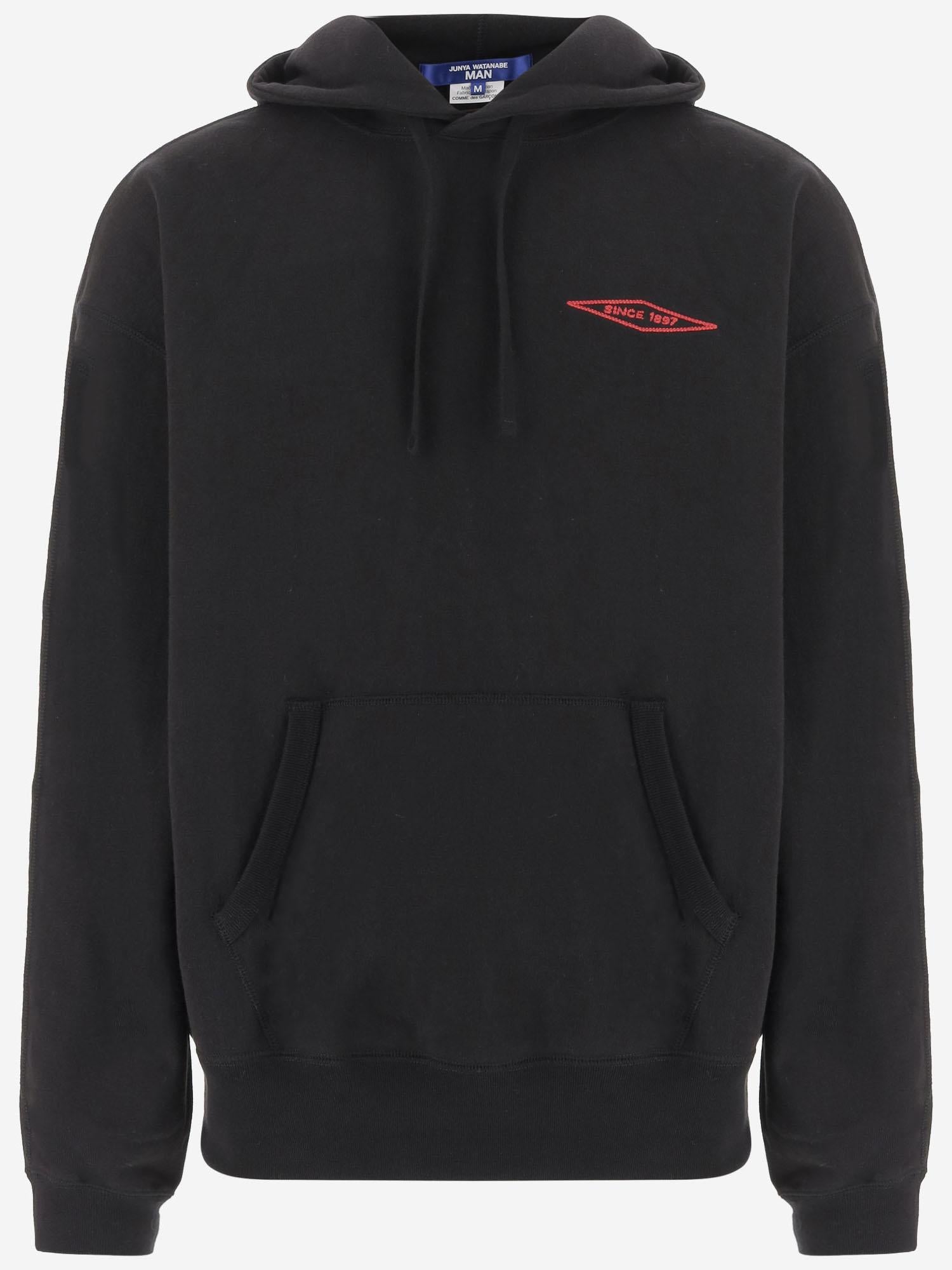 FELPA IN COTONE CON LOGO WPT001W25 1 JUNYA WATANABE 