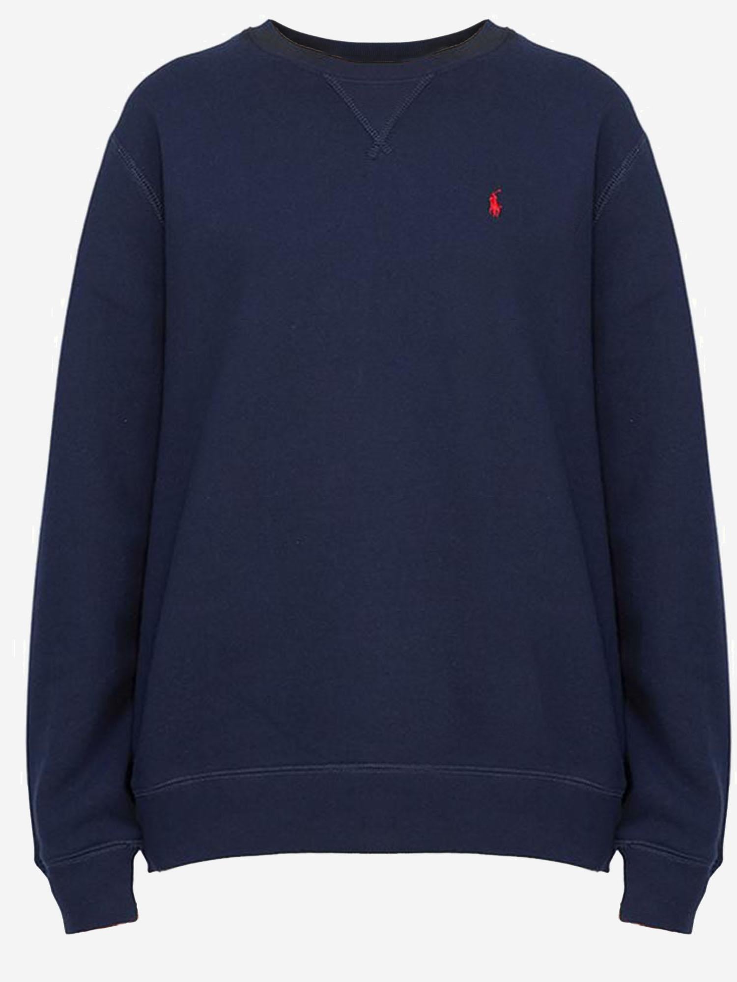 FELPA IN MISTO COTONE CON LOGO 323772102 002 POLO RALPH LAUREN KIDS 