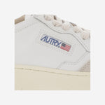 SNEAKERS MEDALIST LOW IN PELLE AULWLS28 LEATSUEDEWHTBLUE AUTRY 
