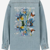 CAMICIA IN COTONE CON LOGO W261SH26 882L WOOYOUNGMI 