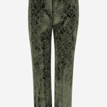 Pantaloni sartoriali in velluto barocco 8115901 MOAT IP PATTERN BURBERRY 