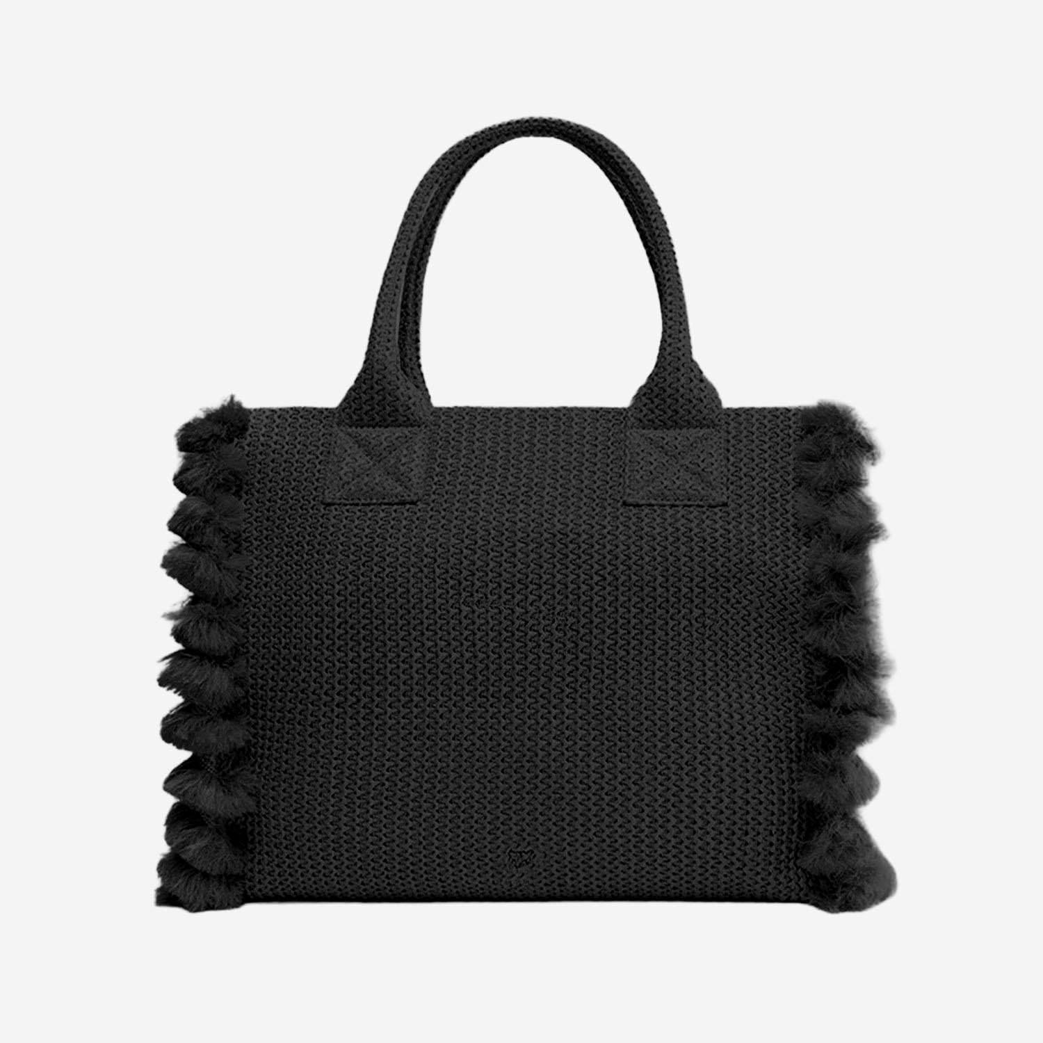 BORSA SHOPPING IN RAFIA CON LOGO 106673 A39YZ99Q PINKO 