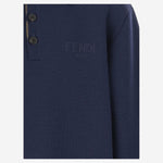 POLO IN LANA CON LOGO JMG128 AUKUF1I11 FENDI KIDS 