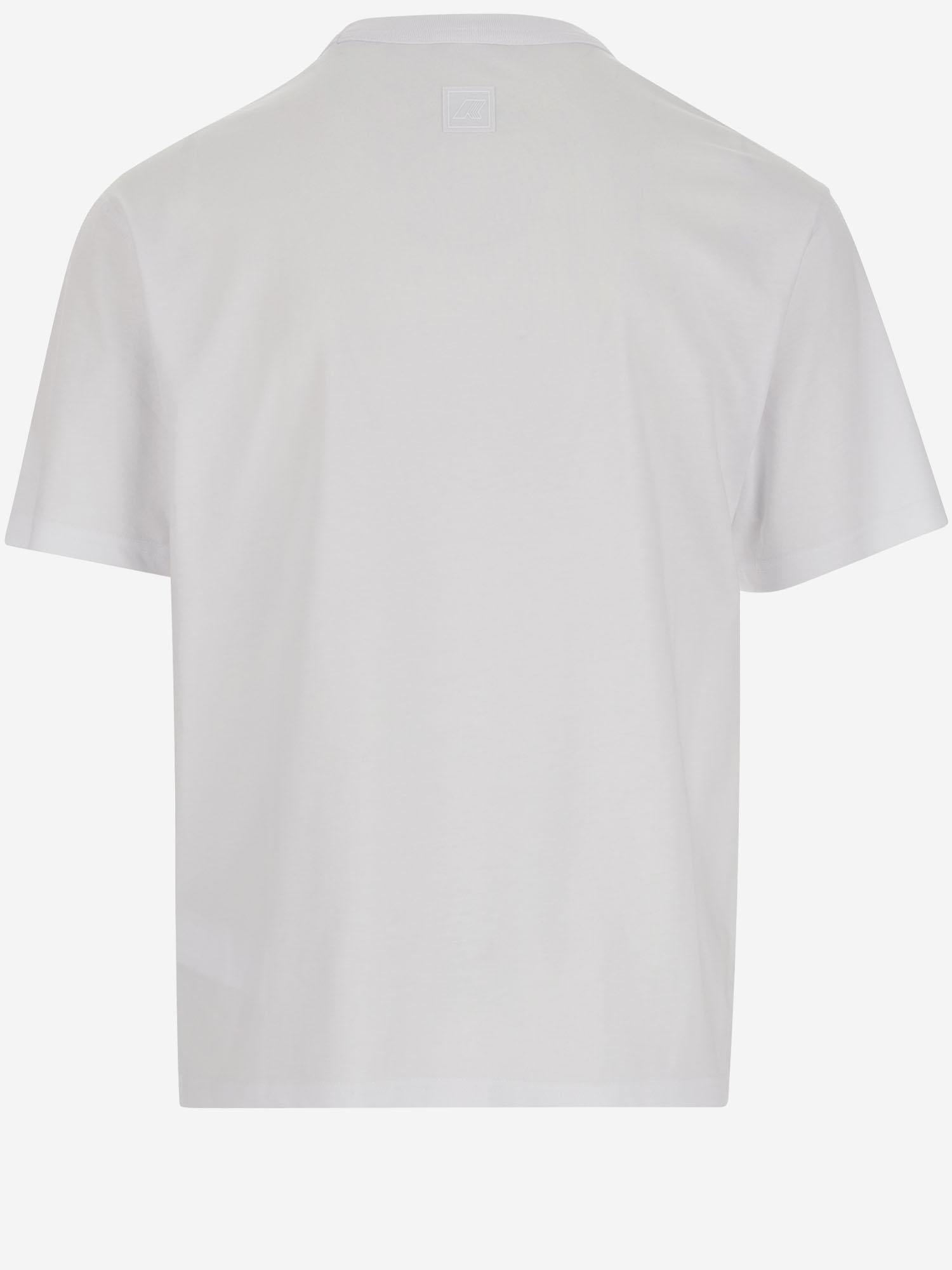 T-SHIRT IN COTONE CON tasca K2135HW 001 K-WAY 