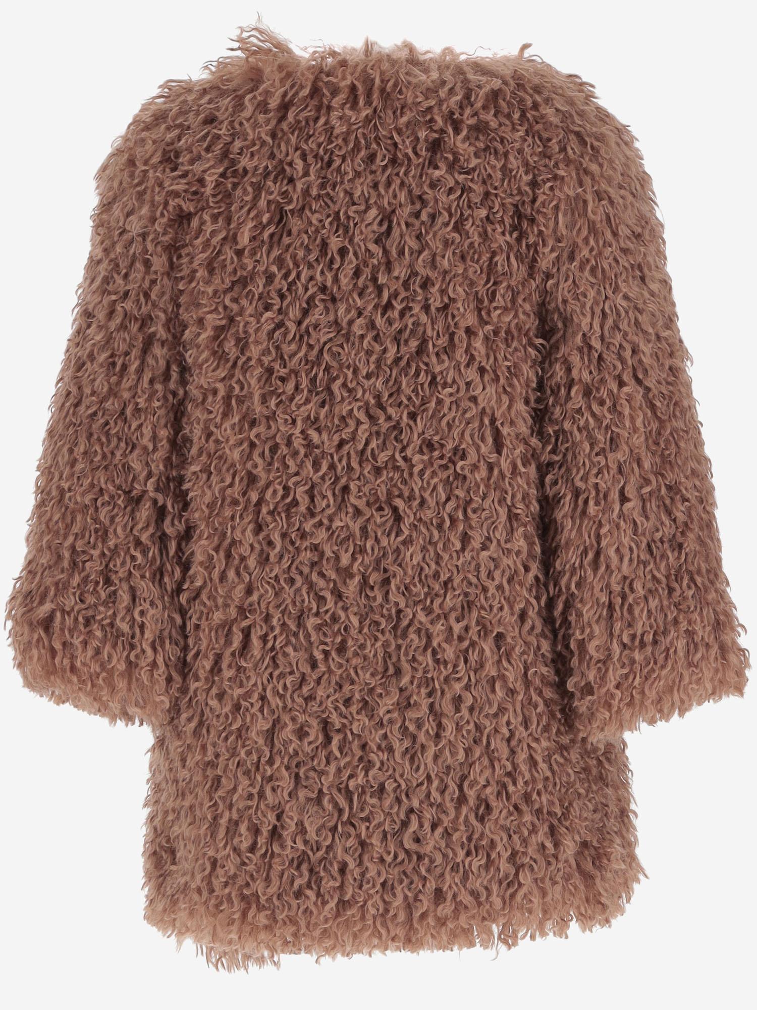 CAPPOTTO FUNKY IN NYLON CON MOTIVO DI PELLICCIA 31548071 069 BABE & TESS KIDS 