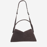 BORSA ELIF GRANDE IN PELLE SCAMOSCIATA ELIFGRANDE GOTHICCORE BENEDETTA BRUZZICHES 