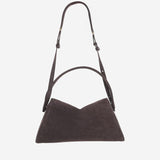 BORSA ELIF GRANDE IN PELLE SCAMOSCIATA ELIFGRANDE GOTHICCORE BENEDETTA BRUZZICHES 
