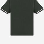 polo in cotone VERDE 8A000128496W 830 MONCLER ENFANTS 