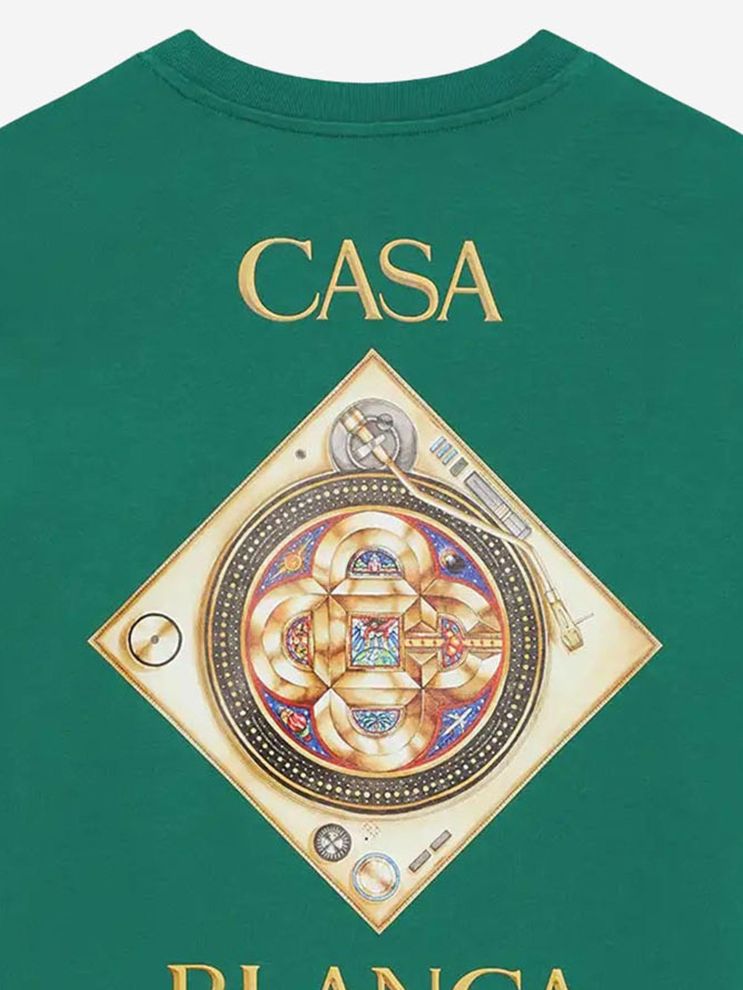 T-SHIRT IN COTONE CON STAMPA MSS26JTS001 03 CASABLANCA 