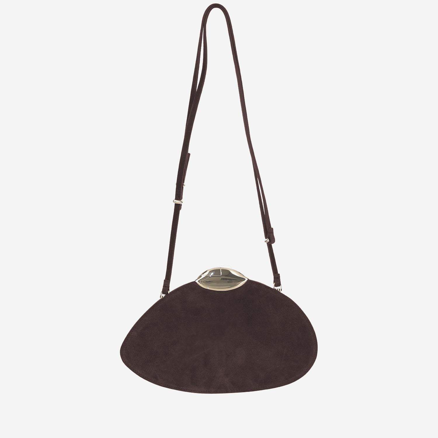 BORSA BELLE DE JOUR IN PELLE SCAMOSCIATA BELLEDEJOUR MULLEDWINE BENEDETTA BRUZZICHES 