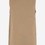 TOP SENZA MANICHE IN COTONE STRETCH POPPYC TE075C322 Q-WINS 