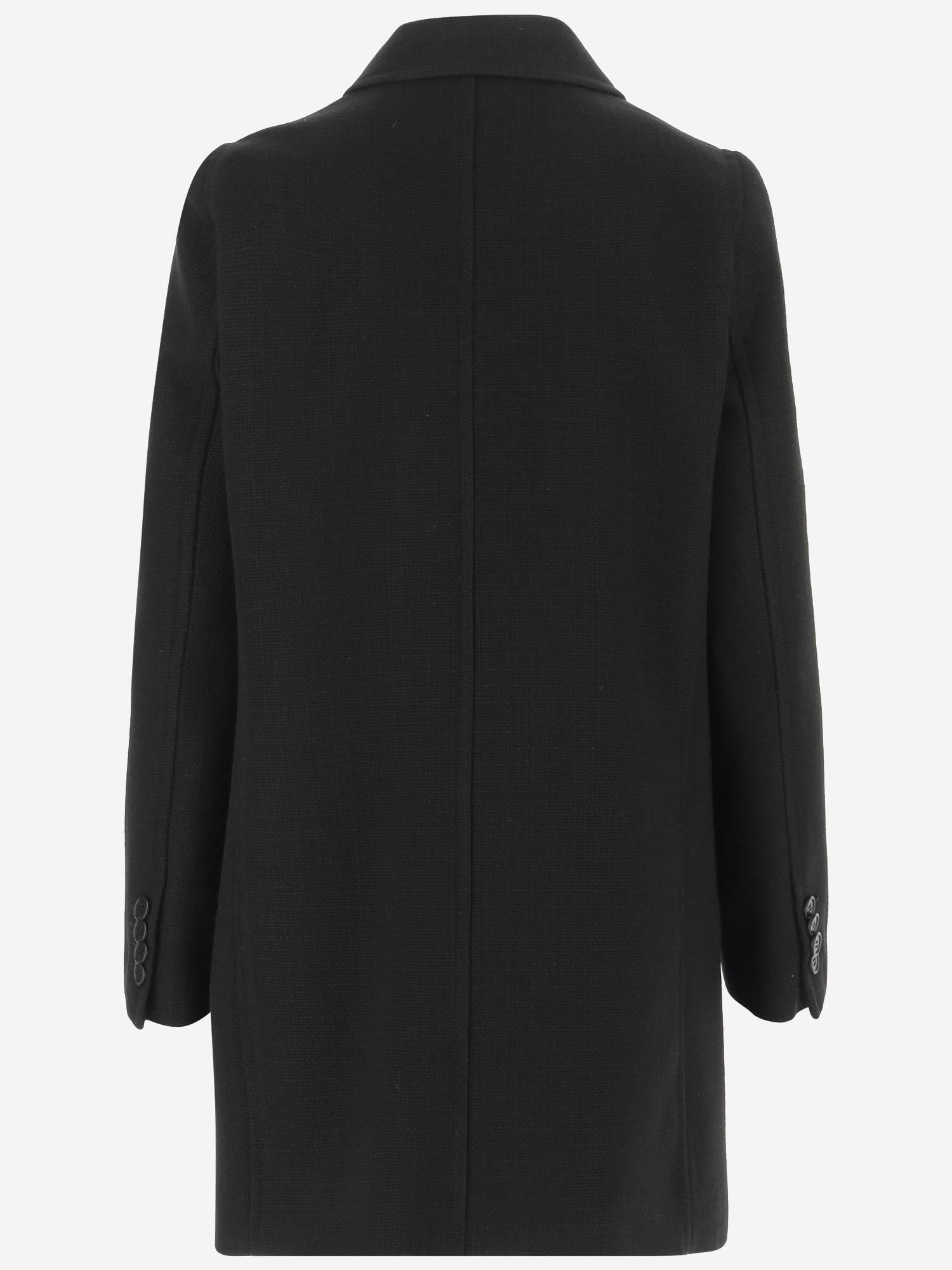 CAPPOTTO MONOPETTO IN MISTO VISCOSA 4460 4337N008 F.IT 