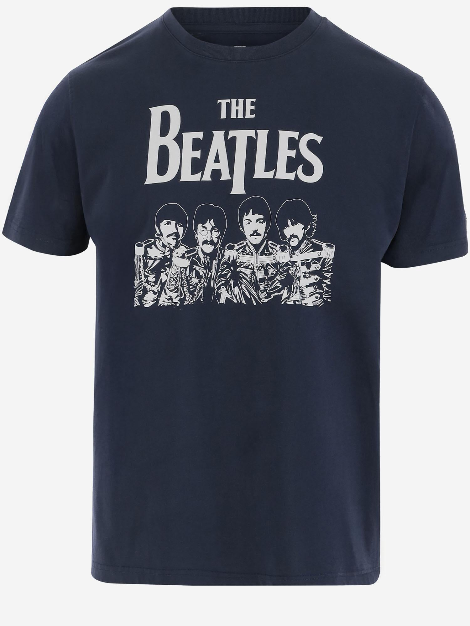 T-SHIRT IN COTONE CON STAMPA BEATLES TSHM001 04818H MC2 SAINT BARTH 
