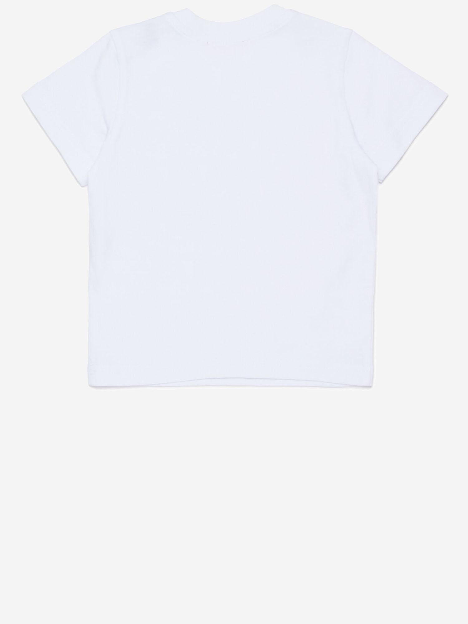 T-SHIRT THIDE OVER IN COTONE J02587 0GRAIK900 DIESEL KIDS 