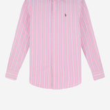 Camicia a righe con logo 211970739 502 POLO RALPH LAUREN 