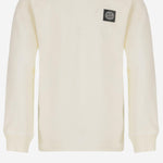 FELPA IN COTONE CON LOGO 2100003 S0047V0093 STONE ISLAND KIDS 