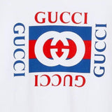 T-SHIRT IN COTONE CON STAMPA LOGO 784361 XJGKA9074 GUCCI 