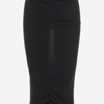 GONNA IN VISCOSA CON ARRICCIATURA 8B0KG05Z A8N0NO VALENTINO 