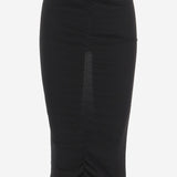 GONNA IN VISCOSA CON ARRICCIATURA 8B0KG05Z A8N0NO VALENTINO 