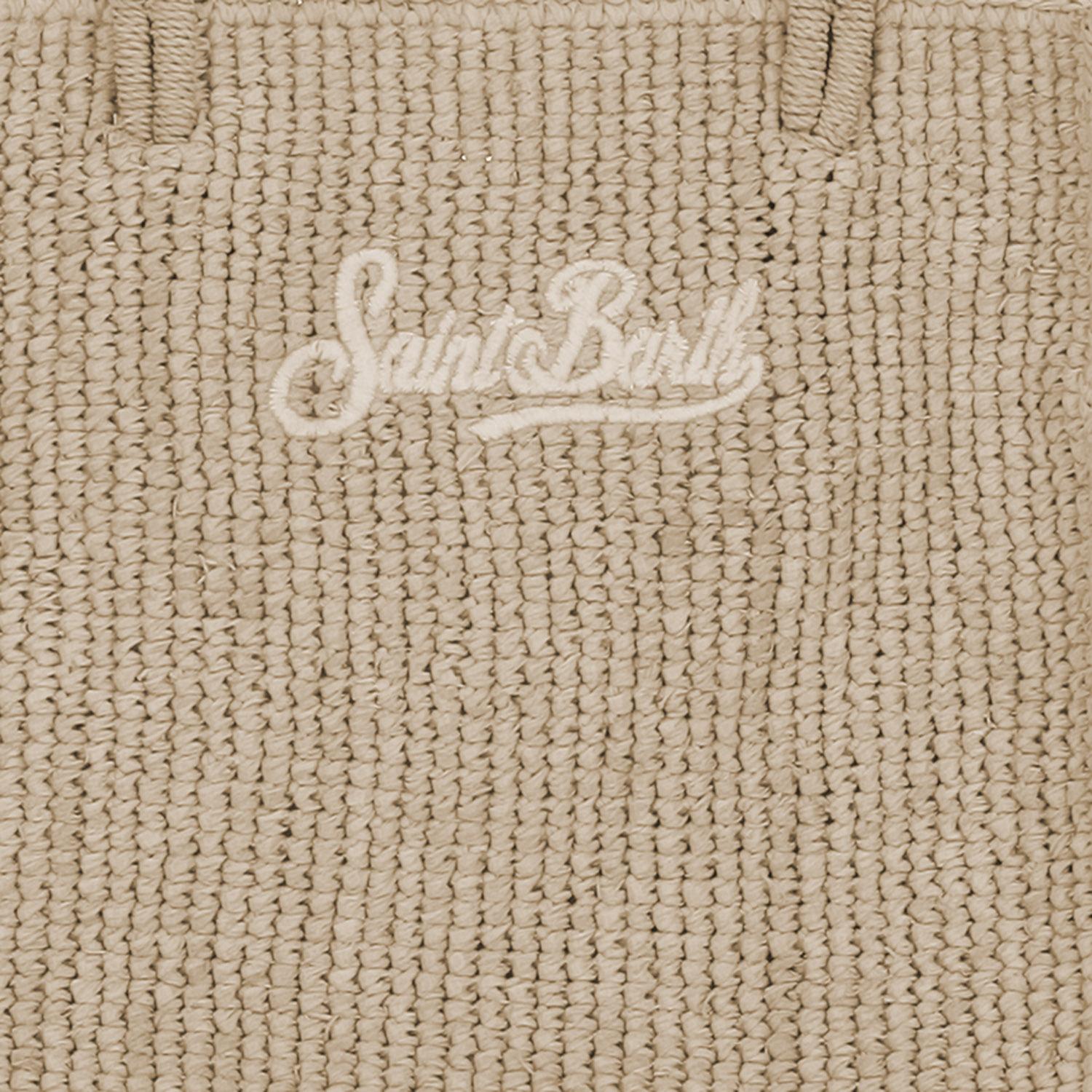 BORSA A MANO IN RAFIA CON LOGO HAND002 00222L MC2 SAINT BARTH 