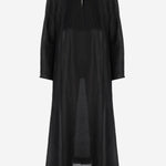 ABITO LUNGO IN LINO E SETA SEMITRASPARENTE 176548 001 TORY BURCH 