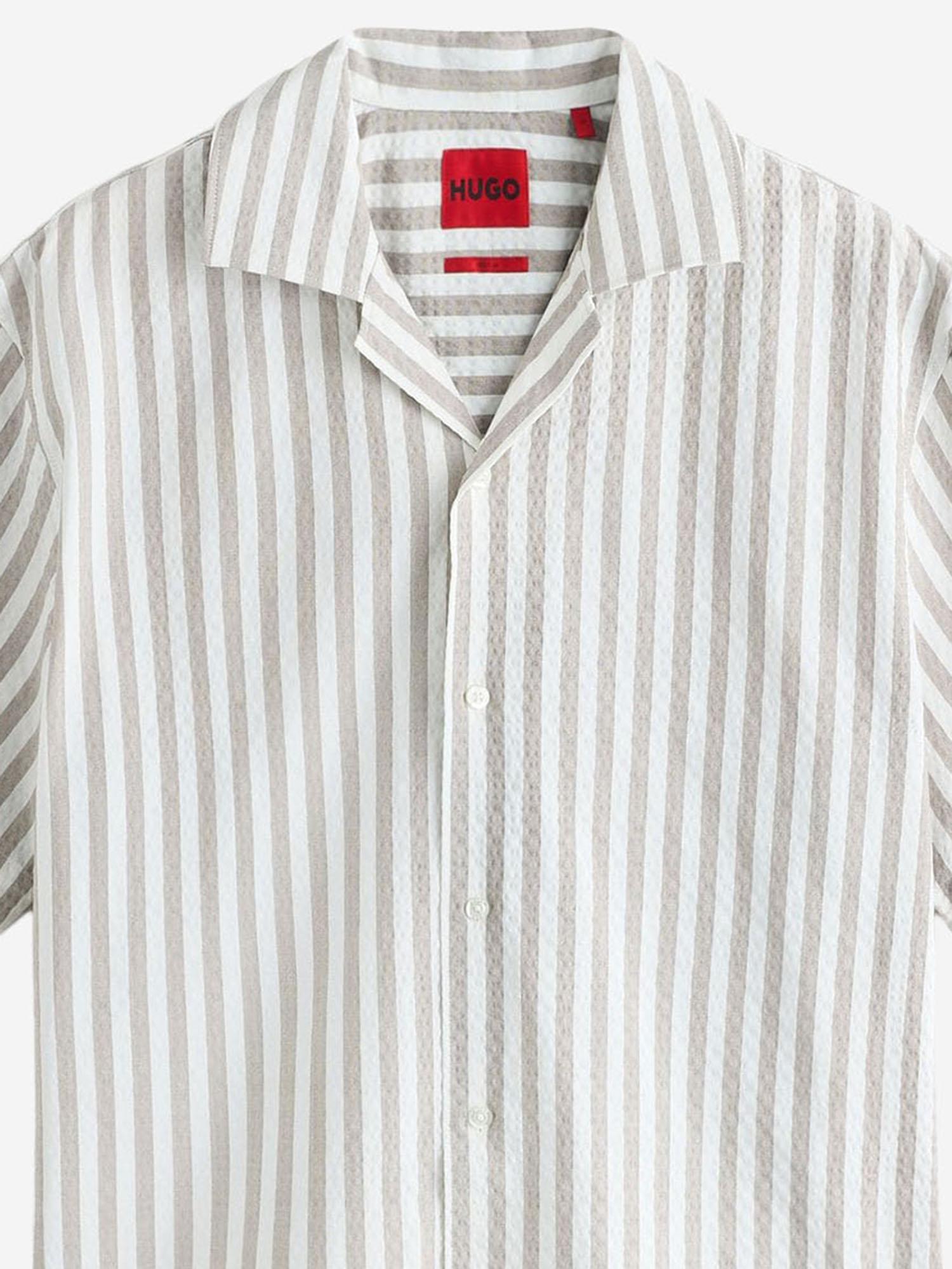 CAMICIA IN COTONE STRETCH 50561107 238 HUGO BOSS 