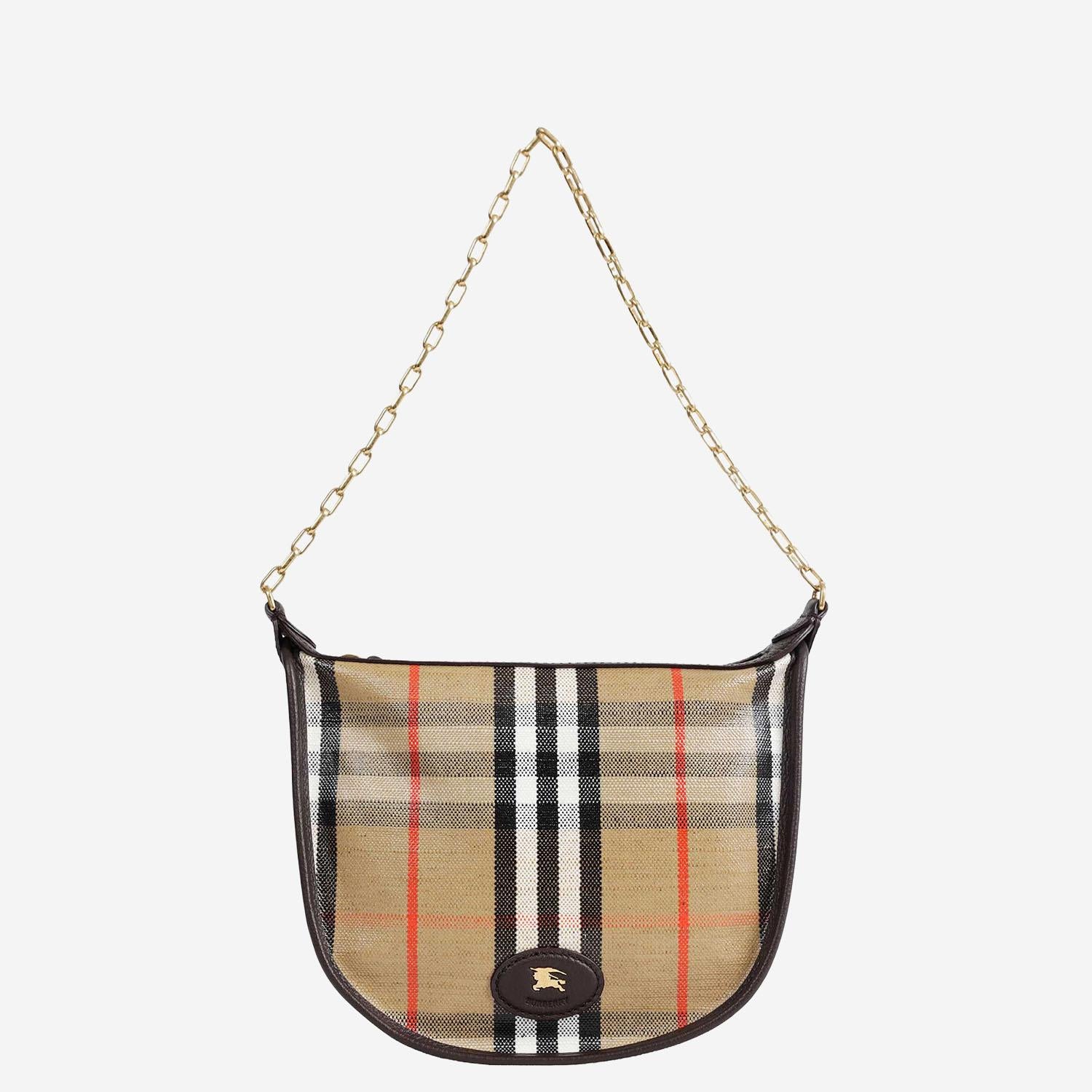 Mini borsa Highlands con catena 8123577 SAND BURBERRY 