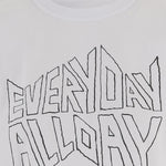 T-SHIRT IN COTONE CON MANICHE DOPPIE 08354 101 SACAI 