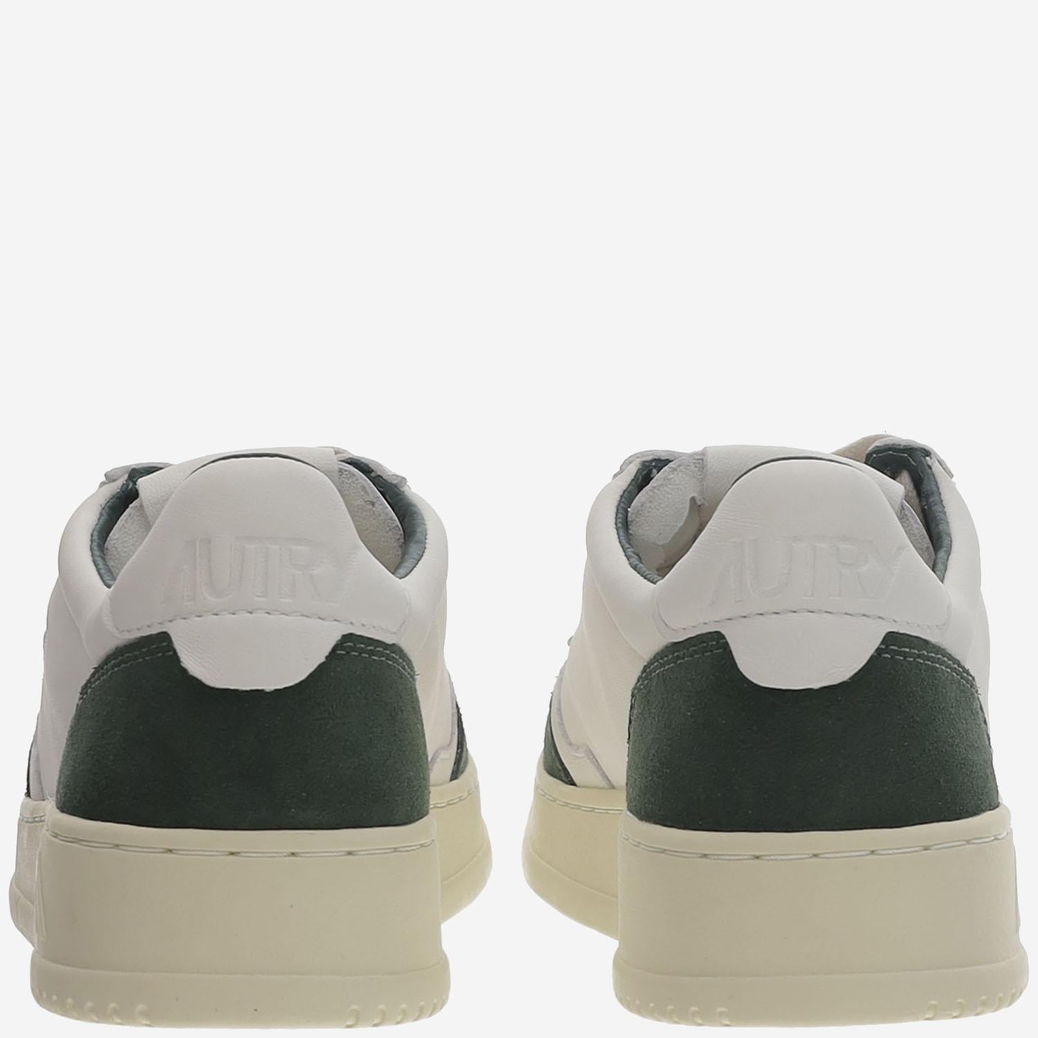 SNEAKERS LOW MEDALIST IN PELLE AULMGS42 WHTBOTTLE AUTRY 