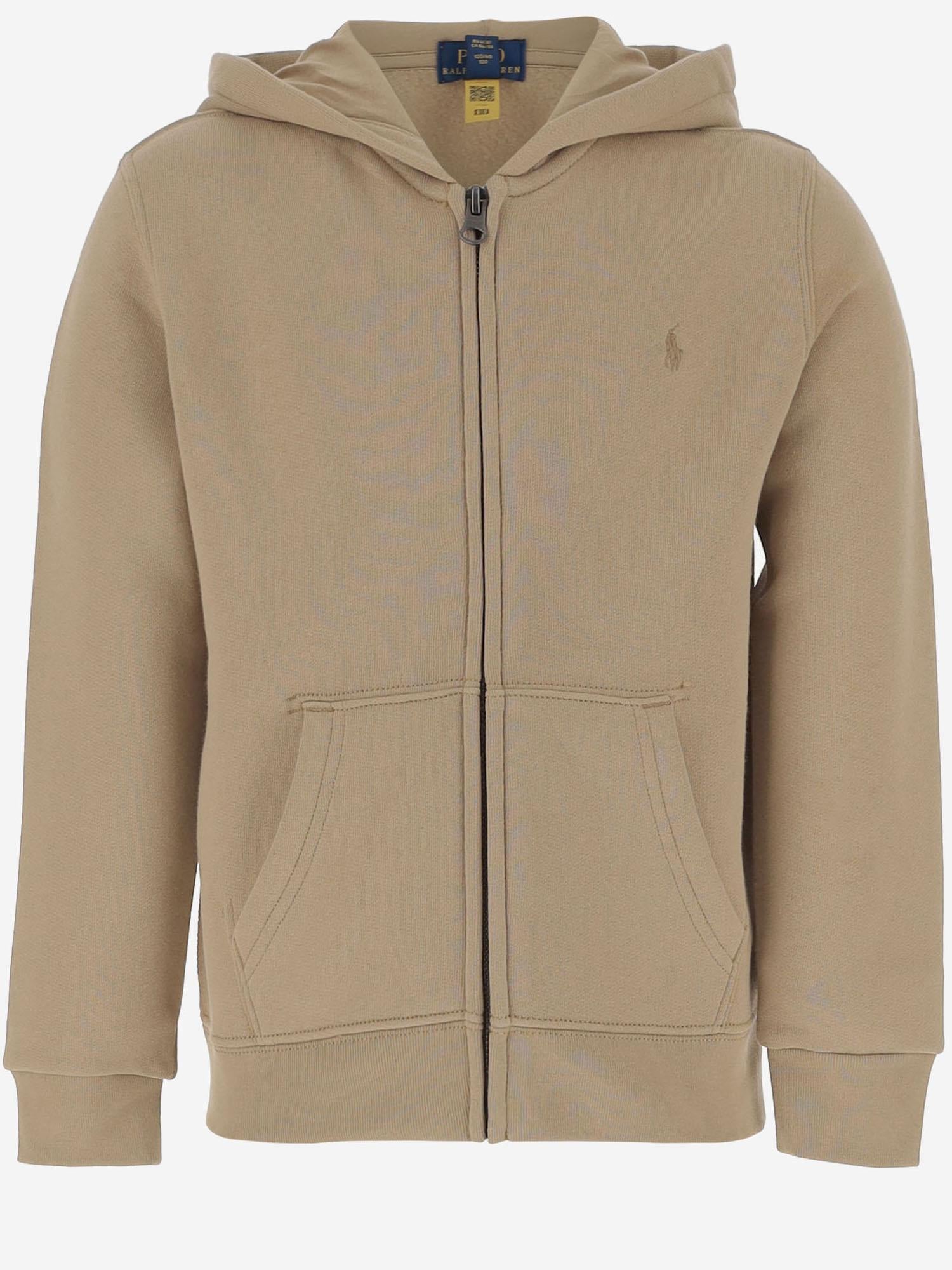 FELPA IN MISTO COTONE CON LOGO 322799360 055 POLO RALPH LAUREN KIDS 