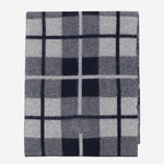 SCIARPA CON MOTIVO A QUADRI IN LANA E CASHMERE A25319AL MIDHGR GUEST IN RESIDENCE 