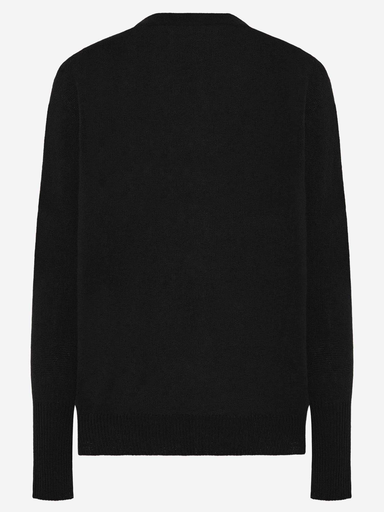 MAGLIONE ODELLE IN CASHMERE 11086Y973 BLK THE ROW 