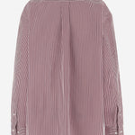 Camicia a righe in cotone MK1626 19EAF03DU MIU MIU 
