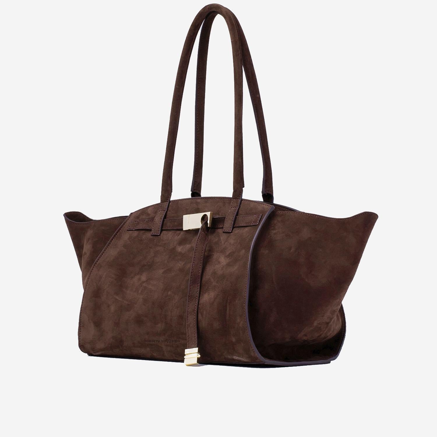 Borsa MAME in pelle scamosciata MAMEEVERYDAY MULLEDWINE BENEDETTA BRUZZICHES 