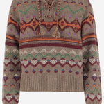 MAGLIONE IN LANA CON MOTIVO GEOMETRICO 211972167 001 POLO RALPH LAUREN 