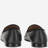 MOCASSINI IN PELLE CON LOGO DG A50462 A6O7080999 DOLCE & GABBANA 